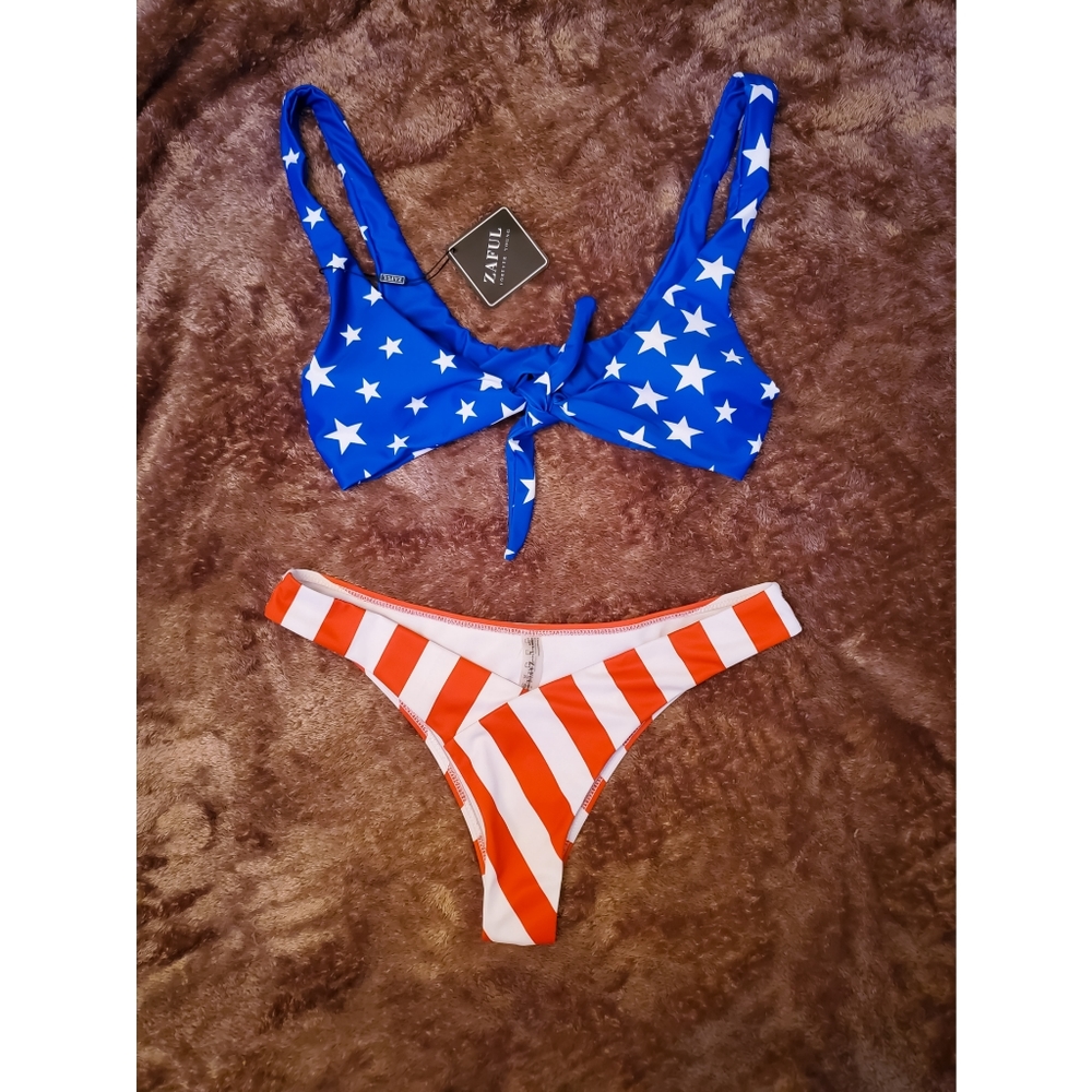 ZAFUL American Flag Bikini